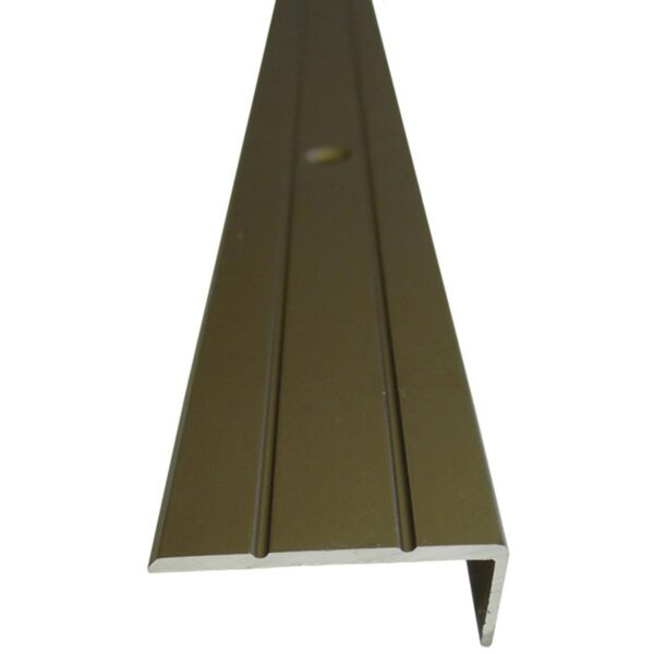 Treppenwinkelprofil 25 mm x 10 mm Bronze 1000 mm